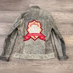 Vintage CFR Rodeo Leather Jacket